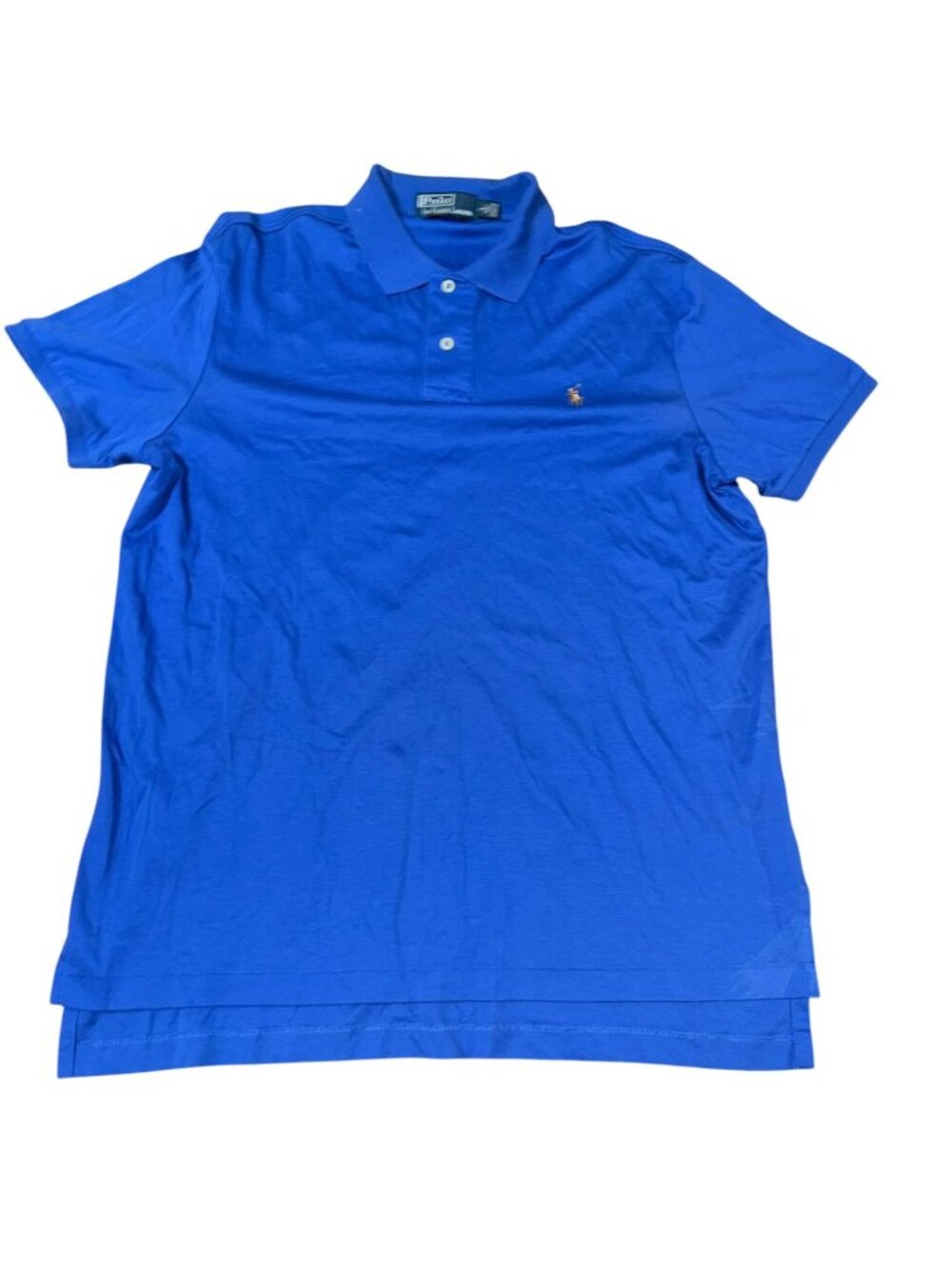 Polo Ralph Lauren Large Blue Pima Polo
